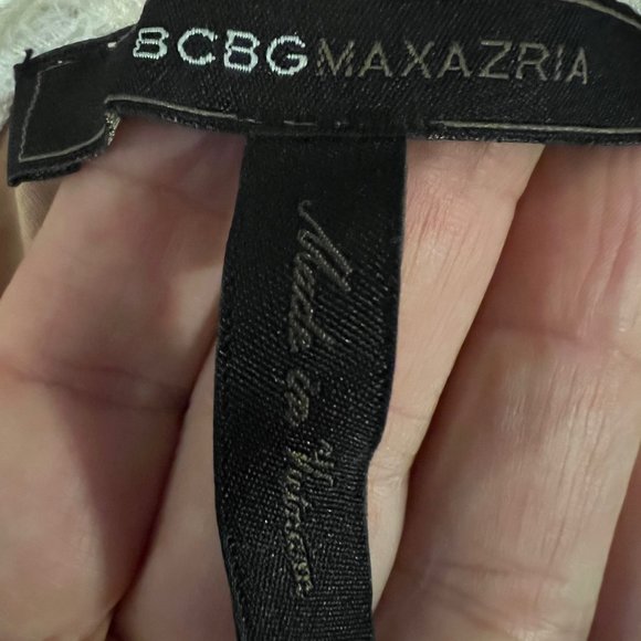 BSBG Maxazria Jaylynn Mesh Patchwork Dress-Stretch-Size Small-Unique-Long Sleeve - Picture 9 of 9